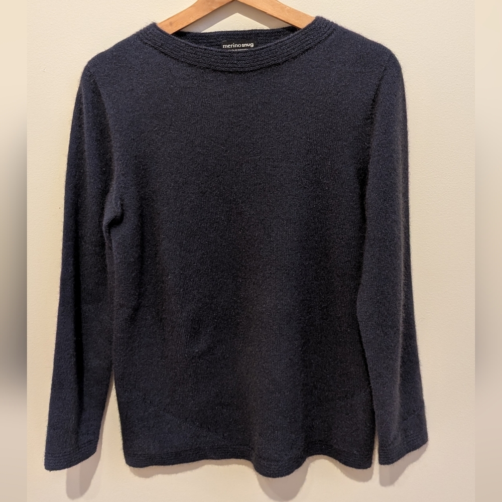 Merino Snug Merino Wool Possum Fur Knit Sweater XS Made in Australia